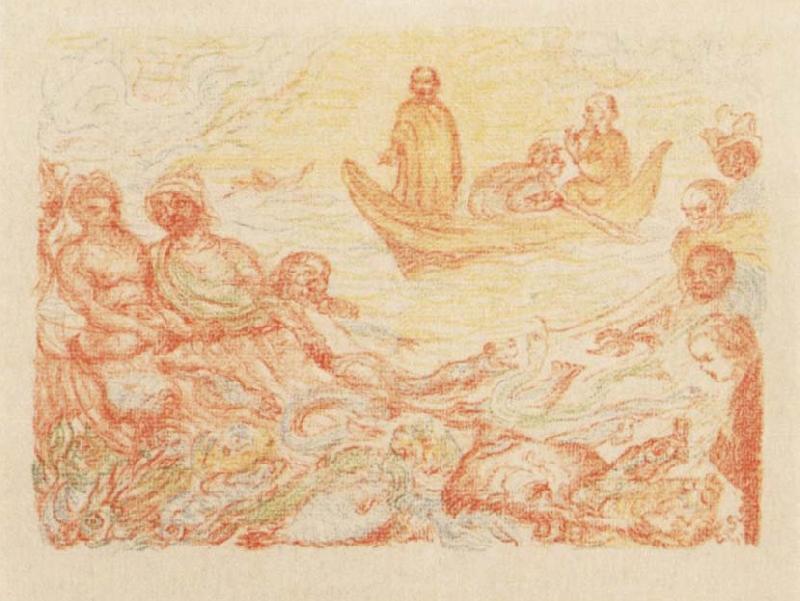James Ensor The Miraculous Draft of Fishes oil painting image